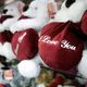 “I love you” teddy bears on a store shelf in New York City Feb. 10, 2005
Stephen Chernin/Getty Images